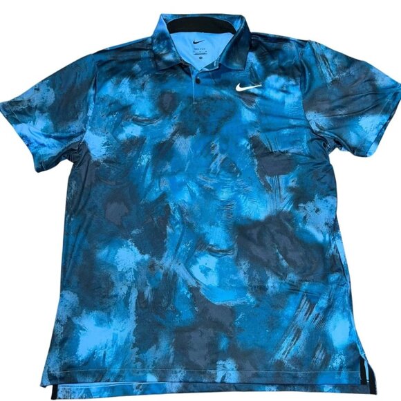 Nike Dri-FIT Tour Golf Polo Shirt Mens Large Blue FD5935-451 NEW - Picture 1 of 12